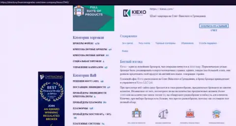 Статья про Форекс дилинговый центр Киексо размещена на информационном ресурсе директори финансмагнатес Ком