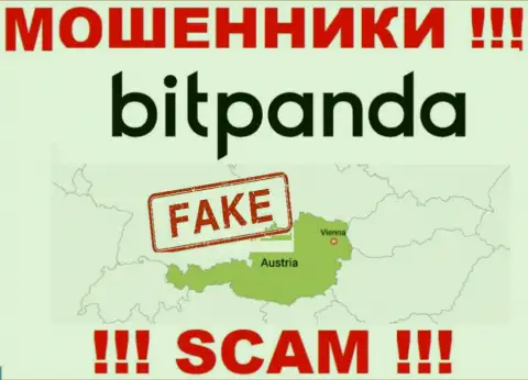 Ни слова правды касательно юрисдикции Bitpanda GmbH на веб-ресурсе компании нет - это мошенники