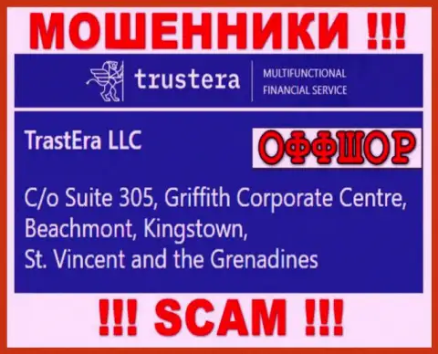 Suite 305, Griffith Corporate Centre, Beachmont, Kingstown, St. Vincent and the Grenadines - оффшорный адрес воров Трустера, указанный у них на ресурсе, БУДЬТЕ КРАЙНЕ ВНИМАТЕЛЬНЫ !!!