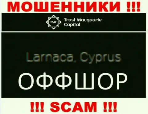 TrustMCapital зарегистрированы в офшоре, на территории - Cyprus