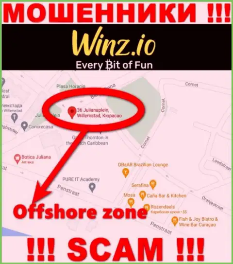 Winz имеют оффшорную регистрацию: Curaçao - будьте бдительны, жулики