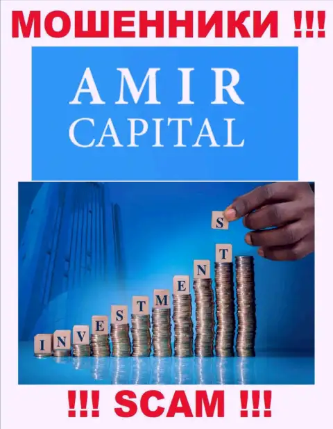 Не вводите финансовые активы в Амир Капитал Групп ОЮ, сфера деятельности которых - Инвестирование