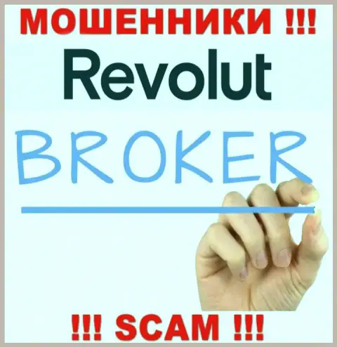 Револют Ком занимаются разводом клиентов, работая в сфере Broker