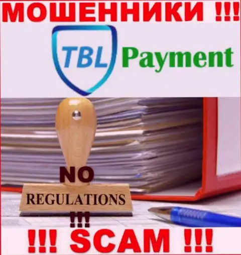 Держитесь подальше от TBL Payment - можете лишиться финансовых вложений, ведь их деятельность никто не регулирует
