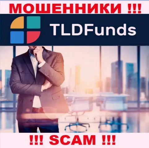 Руководство TLD Funds усердно скрывается от internet-пользователей