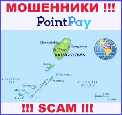 Point Pay LLC - это разводилы, их адрес регистрации на территории Сент-Винсент и Гренадины
