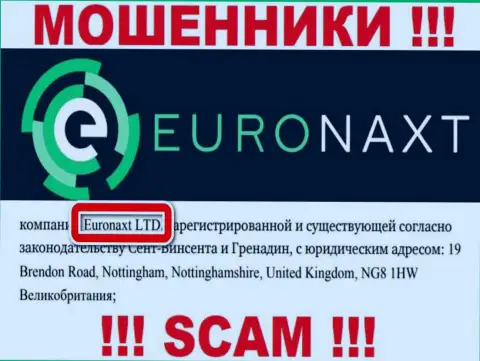 EuroNax принадлежит конторе - Euronaxt LTD