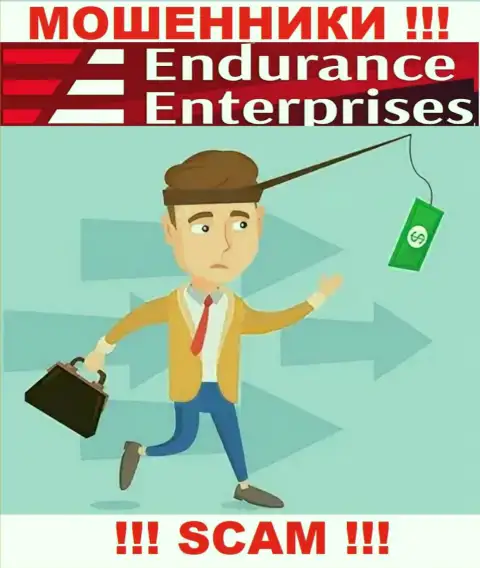 Довольно опасно верить internet мошенникам из ДЦ Endurance Enterprises, которые заставляют проплатить налоги и комиссии