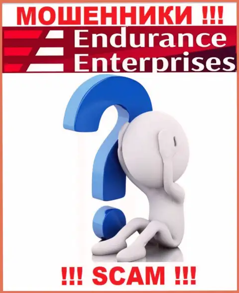 Обратитесь за подмогой в случае прикарманивания денег в конторе Endurance Enterprises, сами не справитесь