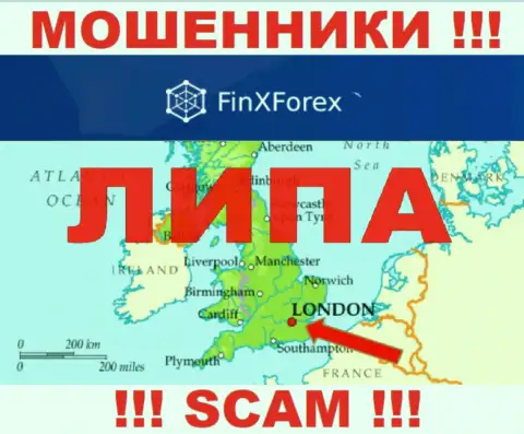 Ни слова правды касательно юрисдикции FinXForex на сайте организации нет - это мошенники