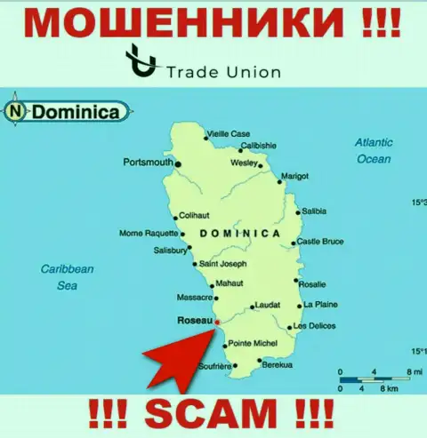 Commonwealth of Dominica - именно здесь зарегистрирована компания Trade Union Pro