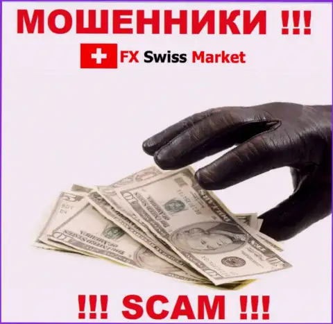 Все обещания работников из дилинговой организации FXSwiss Market только пустые слова - это ОБМАНЩИКИ !!!