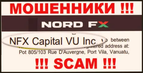 Норд ФИкс это ВОРЫ !!! Владеет указанным разводняком NFX Capital VU Inc