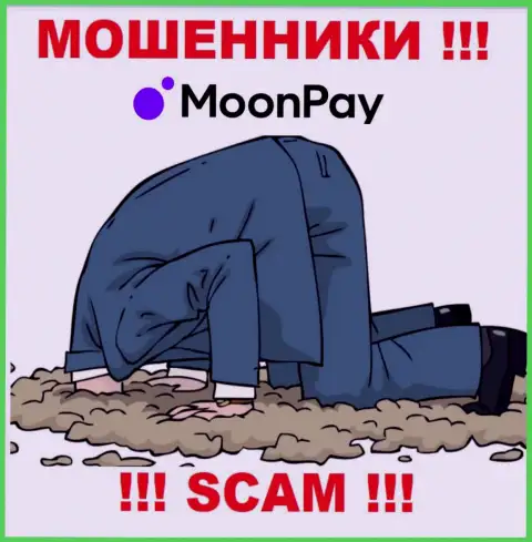 На информационном ресурсе мошенников Moon Pay нет ни намека о регуляторе данной организации !!!