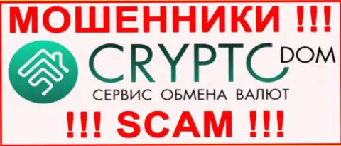 Логотип МОШЕННИКОВ КриптоДом