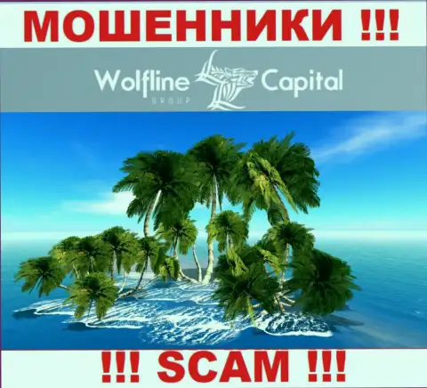Воры Wolfline Capital не публикуют достоверную инфу касательно их юрисдикции