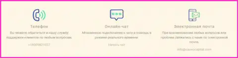 Официальный сайт дилингового центра КаувоКапитал Ком